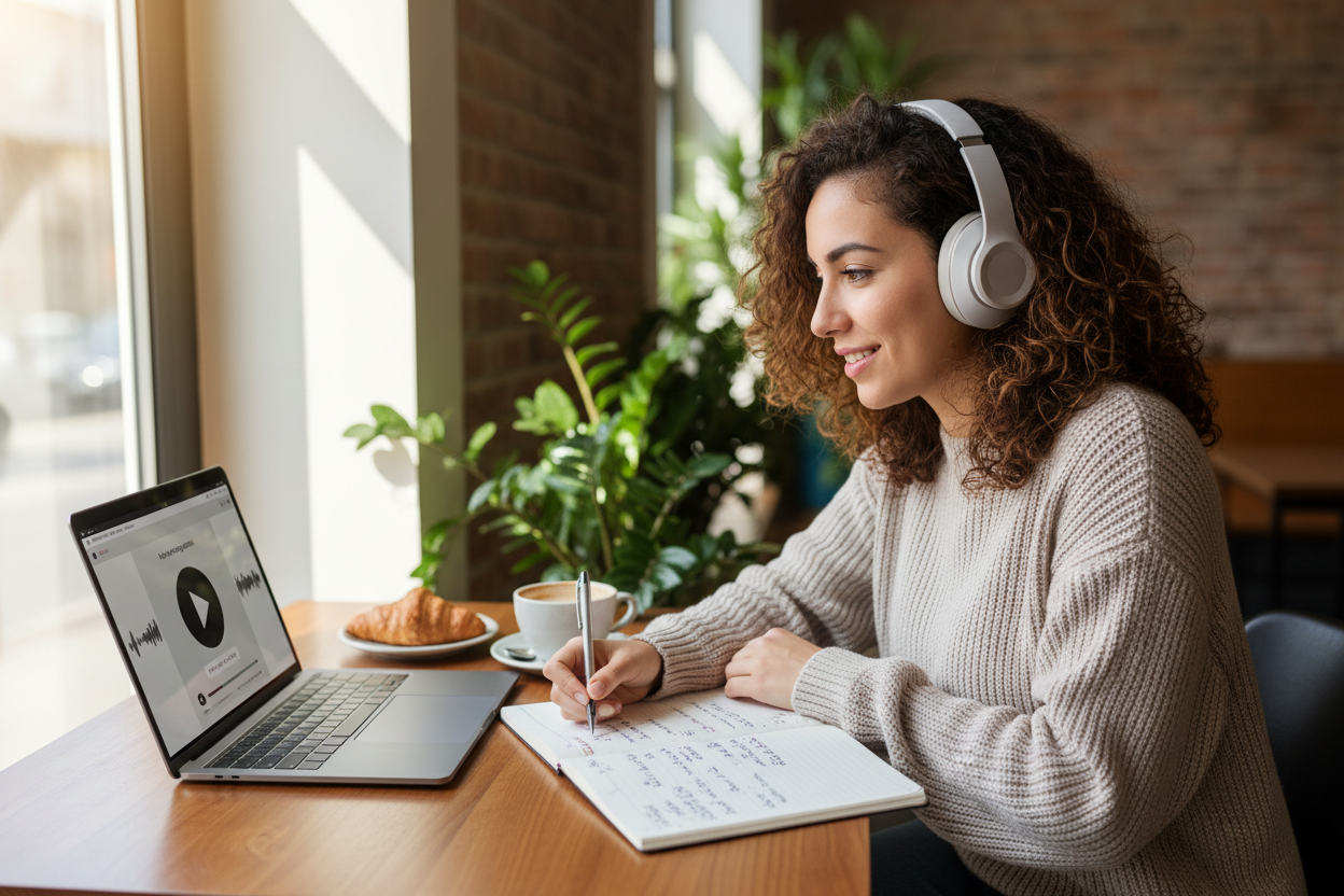 Podcast e inglés con media